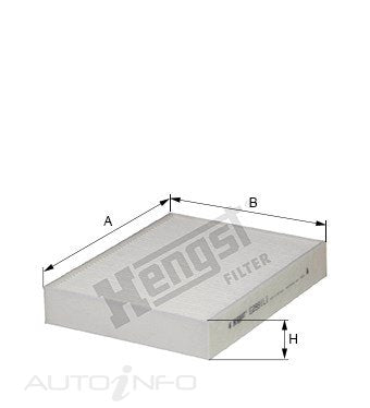 Hengst Cabin Filter Bmw 1 3 4 Series - E2991LI