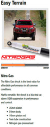 Ironman 4x4 Shock Absorbers - Nitro Gas - Performance (Gladiator JT 19+/Wrangler JL 18+)
