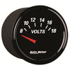 AutoMeter Designer Black II Voltmeter AU1293