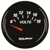AutoMeter Designer Black II Voltmeter AU1293