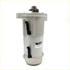 Silver metallic 12v 2.0kw starter motor with black plastic parts labeled new s for toyota hilux gun series