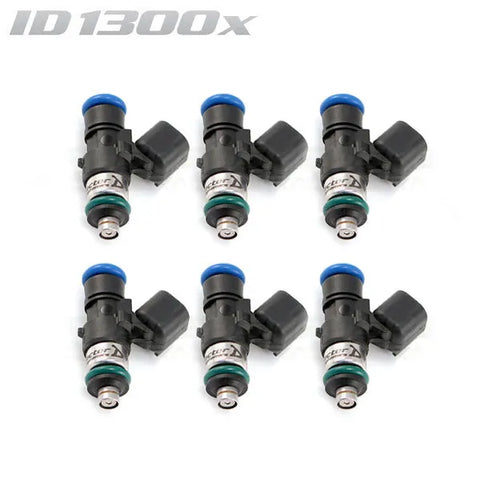 Injector Dynamics ID1300-XDS 34mm Injectors Set of 6 w/14mm Top & 14mm Lower O-Ring