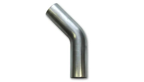 Vibrant Performance 4in O.D. T304 SS 45 deg Mandrel Bend 6in x 6in leg lengths - 6in Centerline Radius