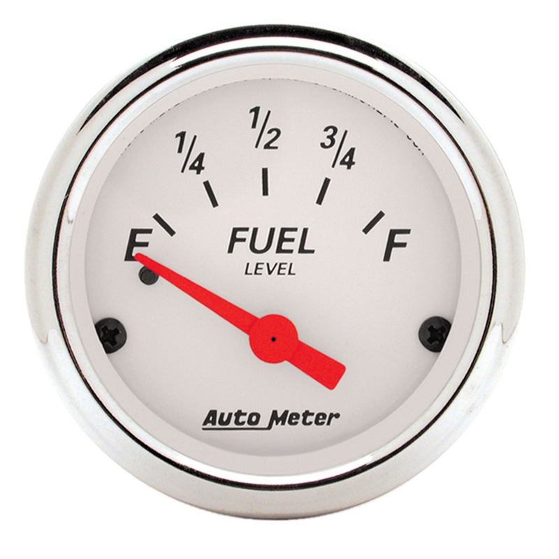AutoMeter Arctic White Series Fuel Level Gauge AU1318