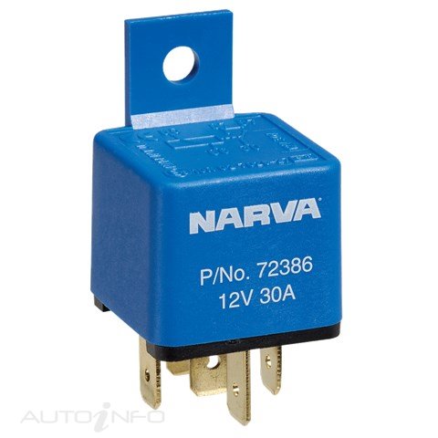 Narva Relay 12V Relay Blister Pack - 72386BL