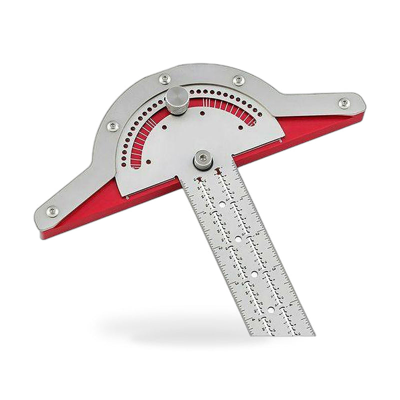 Woodworkers Edge-Rule Protractor Angle Finder Stainless Steel Caliper 15in — image 1