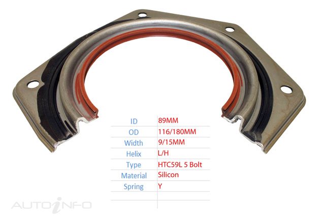 BW Oil Seal 89*116/180*9/15 HTC59L Sil 5 Bolt - 461414S