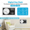 7 Inch LED Digital Day Clock to suit Home Office — image 6