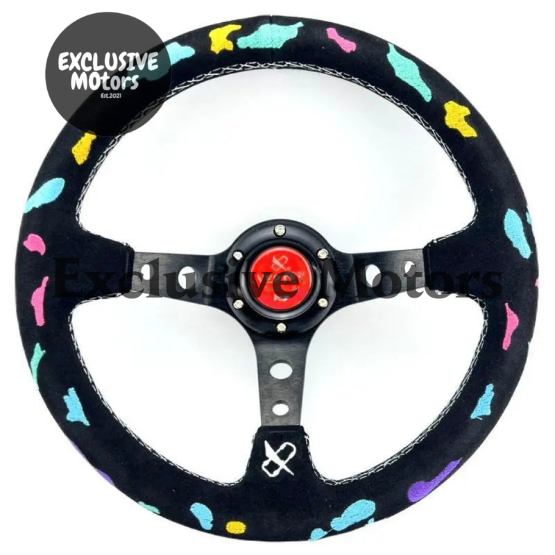 13" (330mm) Rainbow Leopard VX Steering Wheel