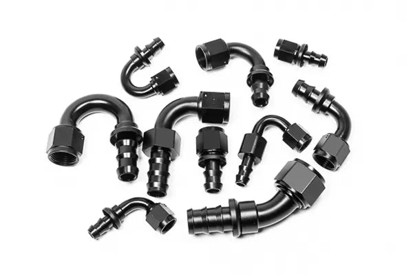 Radium Engineering PushLok Hose End 10AN 60 Degree