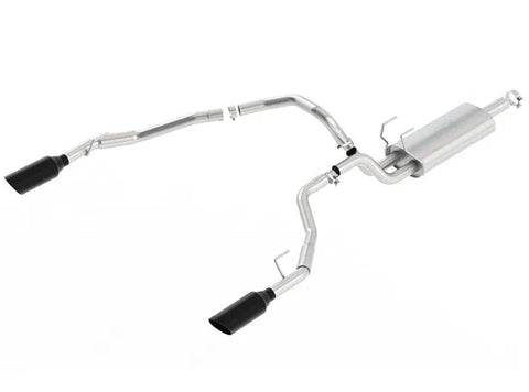Borla Exhaust Cat-Back Exhaust S-Type - Black Tip (Ram 1500 09-18) — fits Dodge Ram 1500