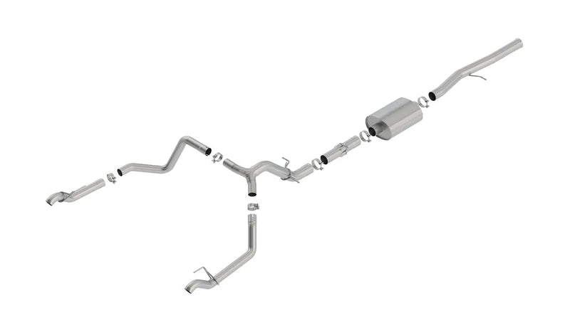 Borla Exhaust Cat-Back Exhaust System ATAK - 2021 Silverado 1500 Crew Cab
