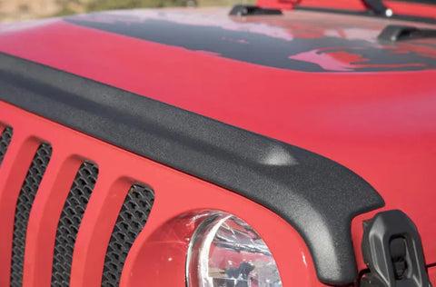 Bushwacker Hood Stone Guard- Black (Wrangler 18-19) — fits Jeep Wrangler