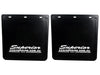 Superior Engineering Rubber Mudflaps Extra Large 355mm x 350mm - White Logo (Pair)
