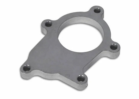 Vibrant Performance T3 Discharge Flange - 5 Bolt for External Wastegate applications Mild Steel 1/2in Thick