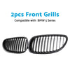 Gloss Black Front Grille to suit BMW 5 Series E60 E61 — image 2