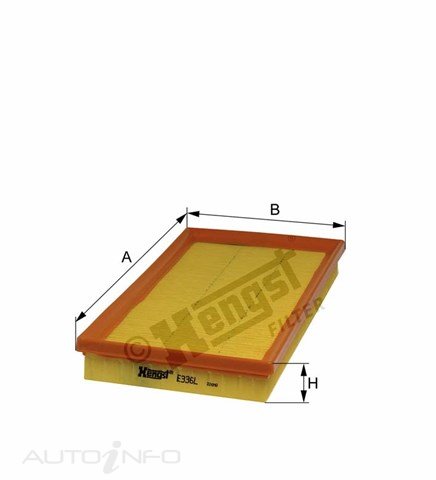 Hengst Air Filter CA5751 Volvo S40 V40 - E336L