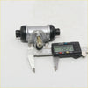 15 16 rear brake cylinder for Nissan D21 Navara ute 1986-1997 silver black metal with rubber seals and brass piston assembly