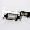Silver and black metal 15/16 rear brake cylinder reservoir with caliper showing 10.157 mm for nissan terrano ii
