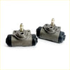 Gray metallic 15/16 rear brake cylinders with black rubber caps and brass fittings for toyota hilux ggn15 kun15 2005-2015