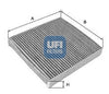 UFI Filters Cabin Air Filter 54.165.00