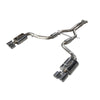 AWE Tuning Panamera Turbo Performance Exhaust System Track Edition Polished Silver Tips