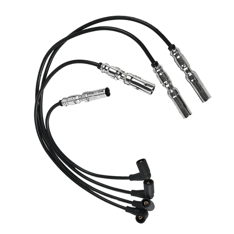 4x 7mm Ignition Spark Plug Wires to suit Volkswagen Beetle 2.0L L4 — image 1