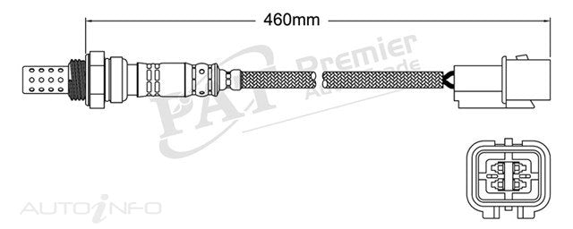 PAT 02 Sensor Mits 4G69 Pre-cat - EGO-378