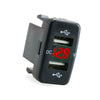 Dual USB Car Charger Socket 4.2A Voltmeter to suit Toyota 86 — image 4