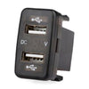 Dual USB Car Charger Socket 4.2A Voltmeter to suit Toyota 86 — image 1