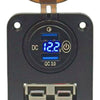 50A Dual USB Socket Flush Mount Recessed Plate (Pair) to suit QC 3.0 — image 4