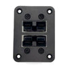 Dual Twin Aluminum Flush Mount Plate to suit Anderson Style Plug 50A — image 1