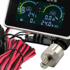 4-in-1 Car LCD Digital Gauge to suit Oil Pressure Voltage Water Temperature — image 4