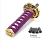 15cm Purple Katana  Samurai Gear Knob
