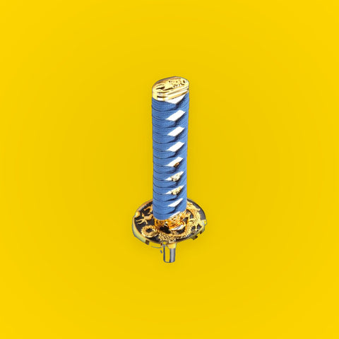 15cm Blue Katana Samurai Gear Knob