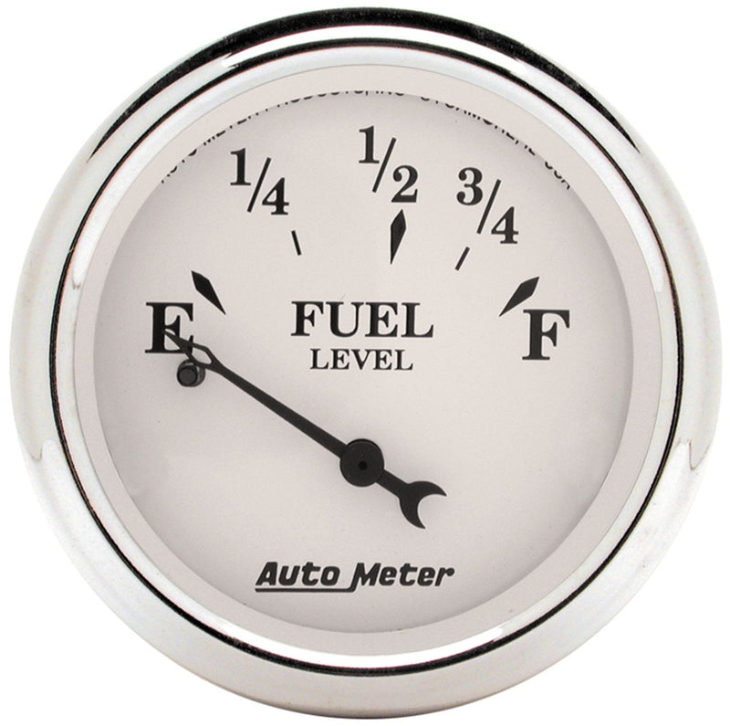 AutoMeter Old Tyme White Fuel Level AU1607