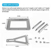 Aluminum Billet Battery Tray to suit Most Cars — image 6