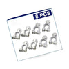 8PCS Car Battery Terminals Positive Negative Connectors to suit Most Car Bo — image 3
