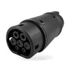 EVSE EV Adaptor 32A J1772 Type 1 to Type 2 Plug to suit Electric Cars — image 1
