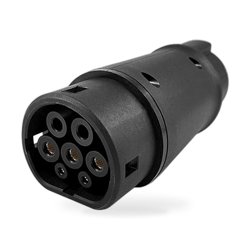 EVSE EV Adaptor 32A J1772 Type 1 to Type 2 Plug to suit Electric Cars — image 1