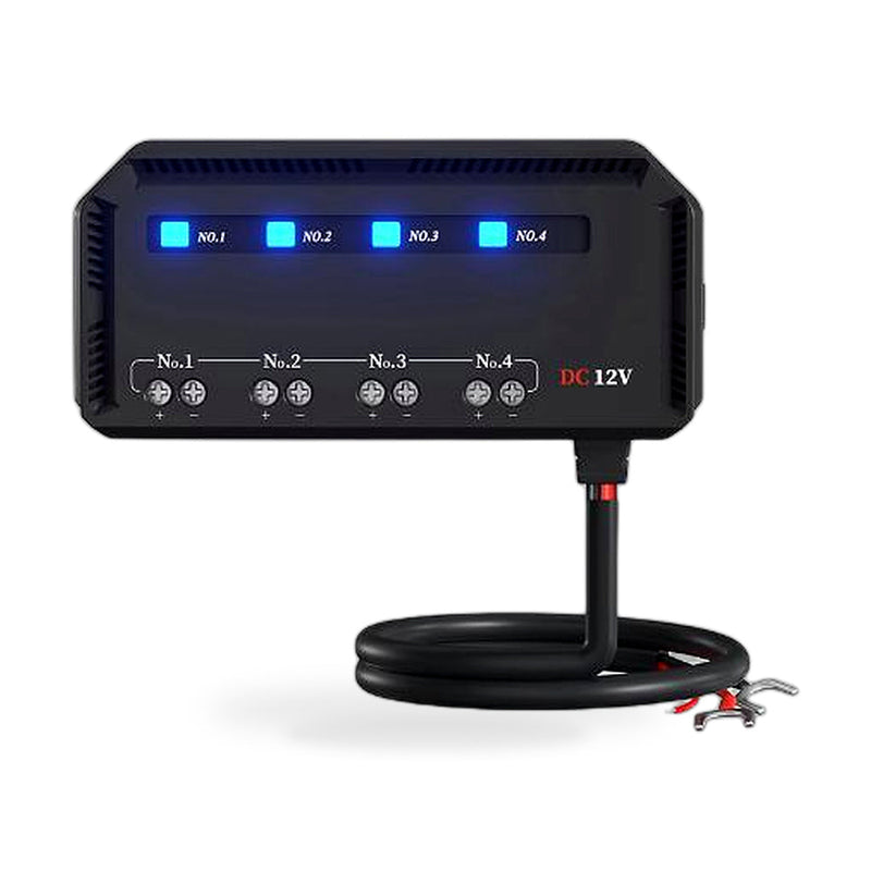 12V 20A Fuse Relay Box Kit With LED Indicator 4-Way Circuit 70cm Wiring Harness — image 1
