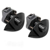 2x Zinc Alloy Half Moon Handle Push Lock Knob (Pair) to suit Camper RV Kitchen Cab — image 1