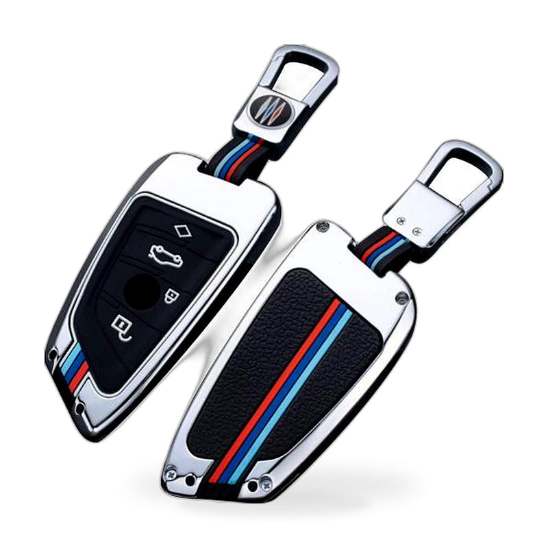 Key Fob Cover Case, Keychain, Metal Shell Cover Compatible for BMW 2 5 6 7 X1 X2 X3 X5 X6 Series — image 1