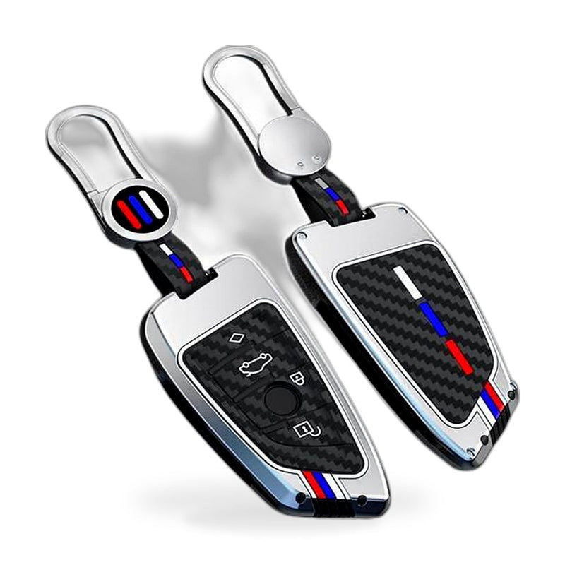 Key Fob Cover Case, Keychain, Metal Shell Cover Compatible for BMW 2 5 6 7 X1 X2 X3 X5 X6 Series — image 1