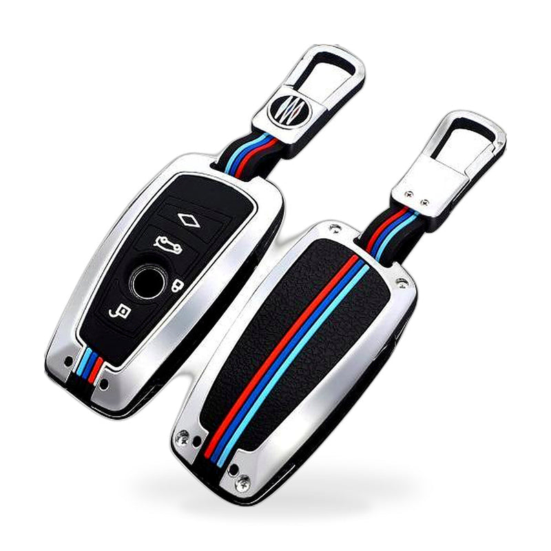 Key Fob Cover Case, Keychain, Metal Shell Cover Compatible for BMW 2 5 6 7 X1 X2 X3 X5 X6 Series — image 1