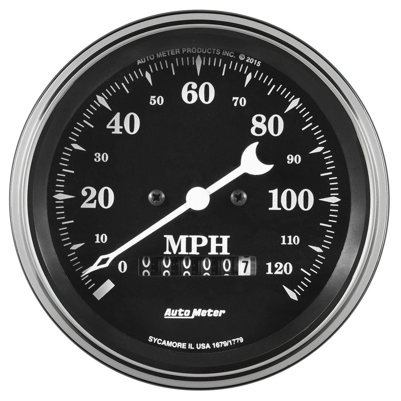 AutoMeter Old Tyme Bk 120Mph Speedo AU1779