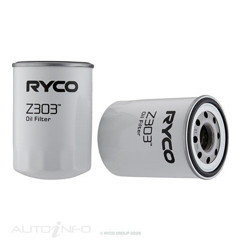 Ryco Oil Filter 51810 - Z303