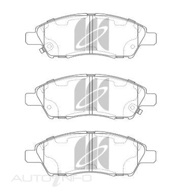 C-Plus Brake Pads MK Front Nissan Cube Z12 08-On - D1288M-01