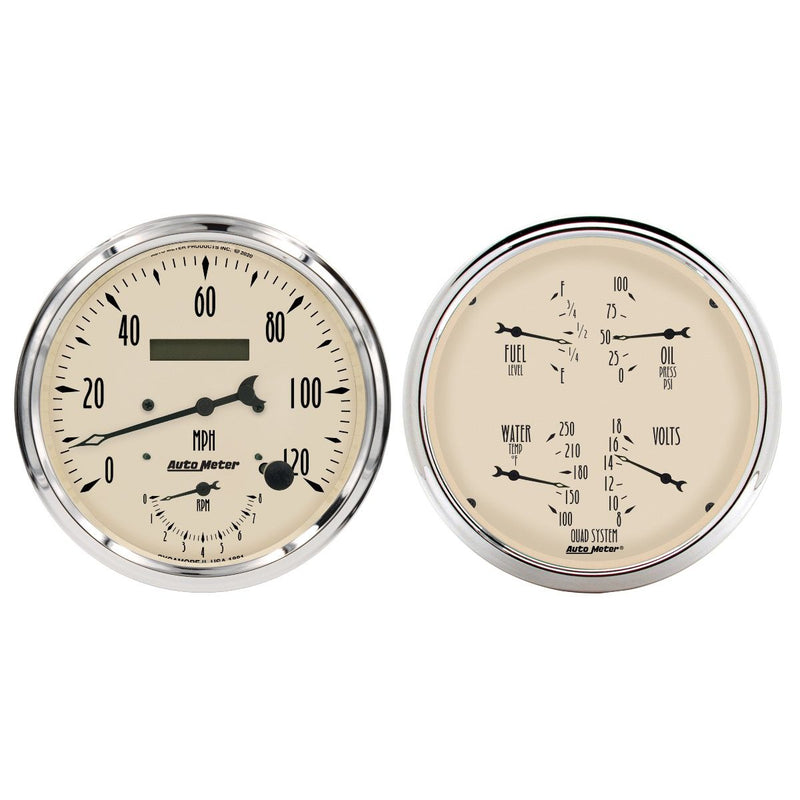 AutoMeter Antique Beige 2-Piece Kit AU1852