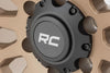 Rough Country 87 Series Wheel Simulated Beadlock Bronze/Black